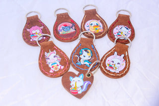 Leather Keychain (customizable)