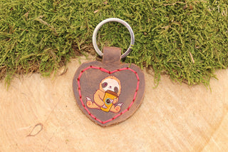 Porte-clés en cuir (personnalisable)