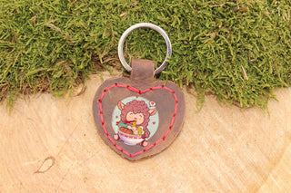Porte-clés en cuir (personnalisable)