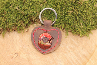 Porte-clés en cuir (personnalisable)