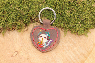 Porte-clés en cuir (personnalisable)