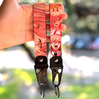 Wrislet keychain fob Key Holder, Wrist Lanyard, Handmade.