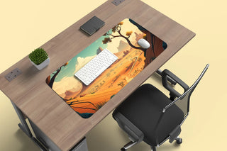 Print gaming mat keyboard game