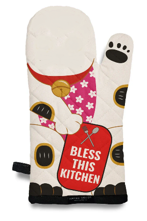 Customize oven mitt with your own Cat face!!